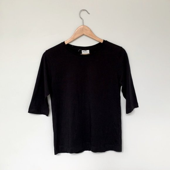 *flawed* Dries Van Noten Cotton Jersey Top - Picture 1 of 8